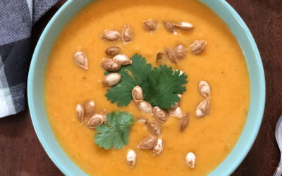 Curried Coconut Red Lentil + Squash Soup