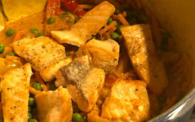 Easy Thai Red Curry Salmon