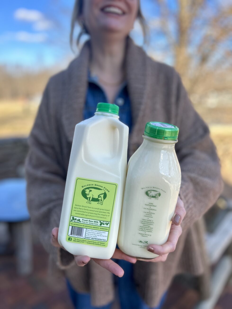 Baldwin Brook Farm Raw Milk New Morning Market